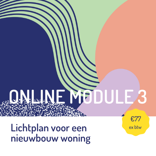 online module 3 - Lichtplan voor een nieuwbouw woning